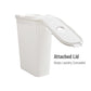 Mind Reader Slim Laundry Hamper with Lid, 40L Clothes Basket, Premium Wicker Design, Plastic