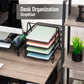 Mind Reader 4-Tier Paper Tray, Desktop Organizer, File Storage, Workspace, Office, Metal Mesh, 11.75"L x 13.75"W x 12.5"H