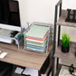 Mind Reader 4-Tier Paper Tray, Desktop Organizer, File Storage, Workspace, Office, Metal Mesh, 11.75"L x 13.75"W x 12.5"H