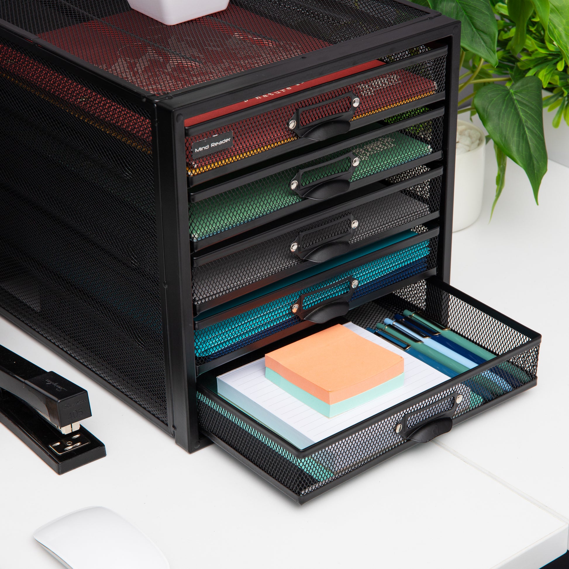  Under Desk Drawer Organizer Clamp-On, Mesh Metal Desk Drawer  Attachment, 1 Drawer Slide Out, On Desk Or Under Desk Organizer For Office  Supplies & Home Essentials : Office Products