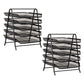 Mind Reader 5-Tier Paper Tray, Desktop Organizer, File Storage, Workspace, Office, Metal Mesh, 11.75"L x 14"W x 15"H