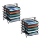 Mind Reader 5-Tier Paper Tray, Desktop Organizer, File Storage, Workspace, Office, Metal Mesh, 11.75"L x 14"W x 15"H