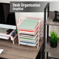 Mind Reader 5-Tier Paper Tray, Desktop Organizer, File Storage, Workspace, Office, Metal Mesh, 11.75"L x 14"W x 15"H