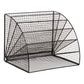 Mind Reader 6 Tier Fan Shaped Desktop File Organizer, Large Capacity Wire Document Holder for Office or Home, Black