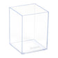 Mind Reader Pen Cup, Accessory Holder, Desktop Organization, Office, Acrylic, 2.5"L x 2.5"W x 4"H, Clear