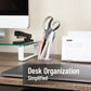 Mind Reader Pen Cup, Accessory Holder, Desktop Organization, Office, Acrylic, 2.5"L x 2.5"W x 4"H, Clear