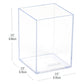 Mind Reader Pen Cup, Accessory Holder, Desktop Organization, Office, Acrylic, 2.5"L x 2.5"W x 4"H, Clear