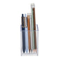 Mind Reader Pen Cup, Accessory Holder, Desktop Organization, Office, Acrylic, 2.5"L x 2.5"W x 4"H, Clear