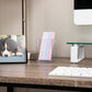Mind Reader Pen Cup, Accessory Holder, Desktop Organization, Office, Acrylic, 2.5"L x 2.5"W x 4"H, Clear