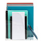 Mind Reader Vertical File Storage, Desktop Organizer, Magazine Holder, Office, Acrylic, 6"L x 11"W x 9.75"H, Clear