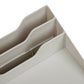 Mind Reader Desktop Organizer, Vertical File Holder, Paper Trays, Office, Plastic, 12.5"L x 11.75"W x 9.5"H, Beige