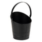 Mind Reader Fireplace Ash Bucket, 6L (1.5 gal) Capacity, Wood Stove, Fireplace Accessories, Metal, 9"L x 9"W x 10.5"H, Black