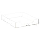 Mind Reader Paper Tray, Desktop Organizer, File Storage, Modern, Office, Acrylic, 10.25"L x 12.5"W x 2"H, Clear