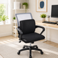 Mind Reader Lumbar Support Cushion for Office Chair and Car Seat, Memory Foam, Posture Corrector, Versatile Lower Back Cushion, 13.5"L x 4"W x 12.25"H, Black