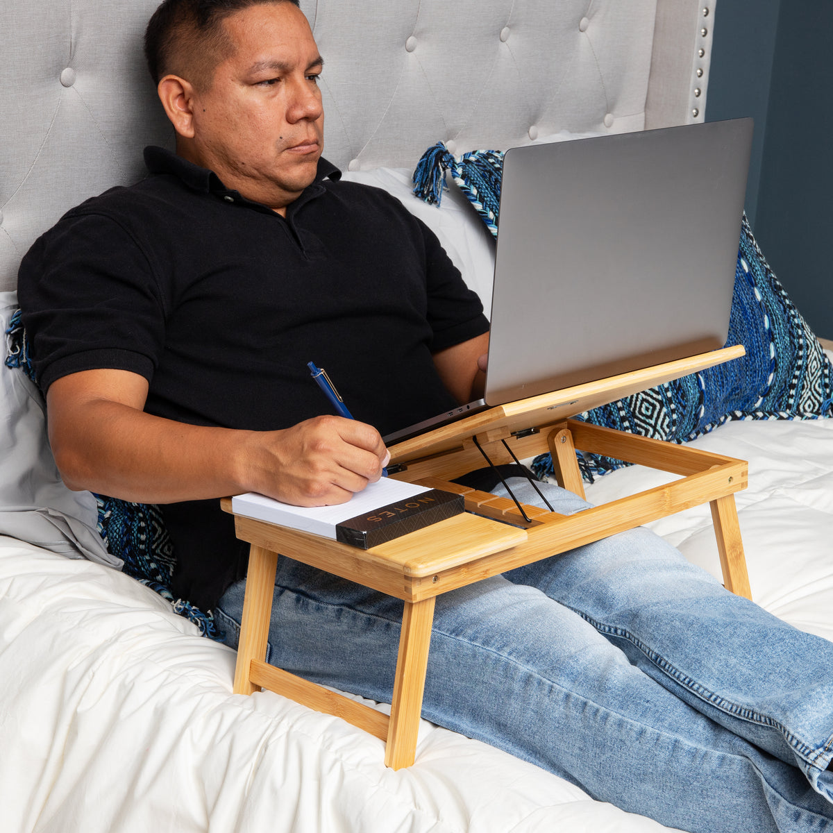 Desk Reader Mind Reader Lap Desk Laptop Stand, Bed Tray, Dorm Room, Folding Legs ...