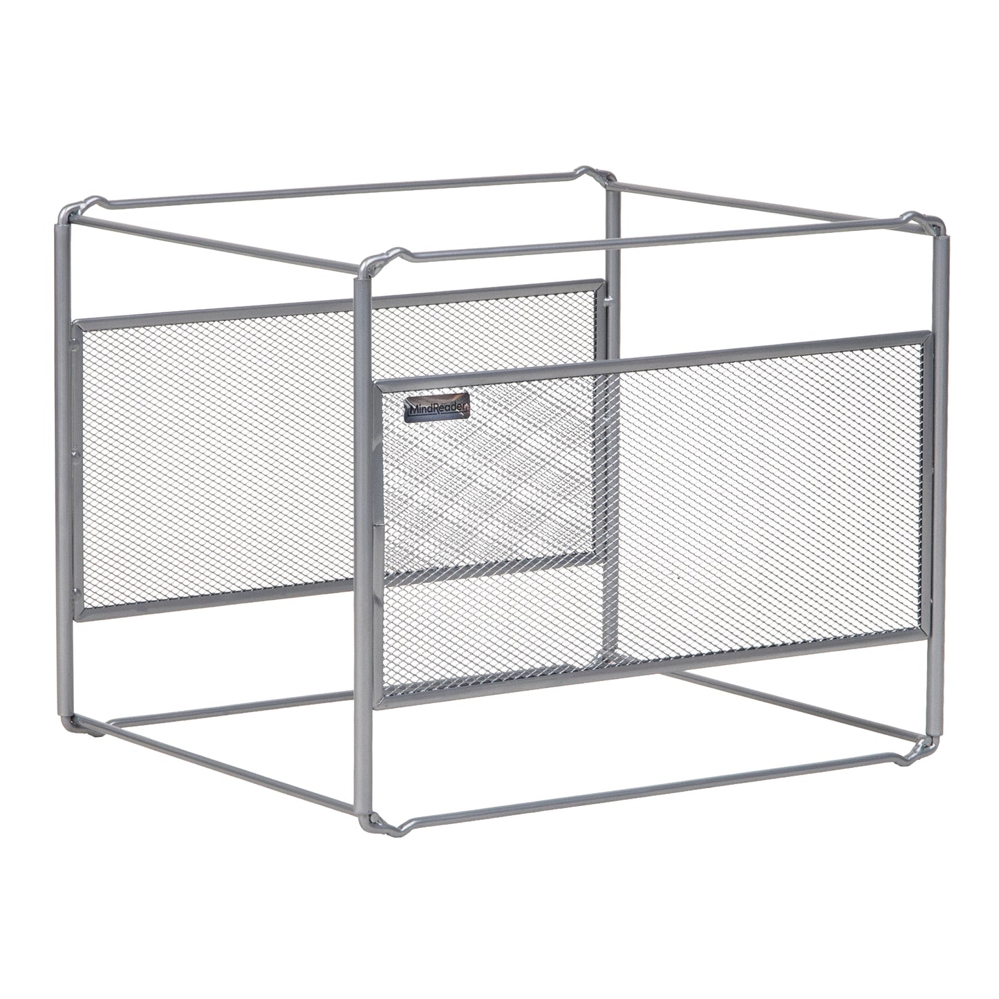 Mind Reader Hanging File Folder Organizer, Desktop Organizer, Storage, Office, Metal Mesh, 13"L x 9.75"W x 10.25"H