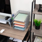 Mind Reader Stackable Paper Tray, Desktop Organizer, File Storage, Office, Metal Mesh, 10.5"L x13.5"W x11.25"H, 4 Pcs., Black