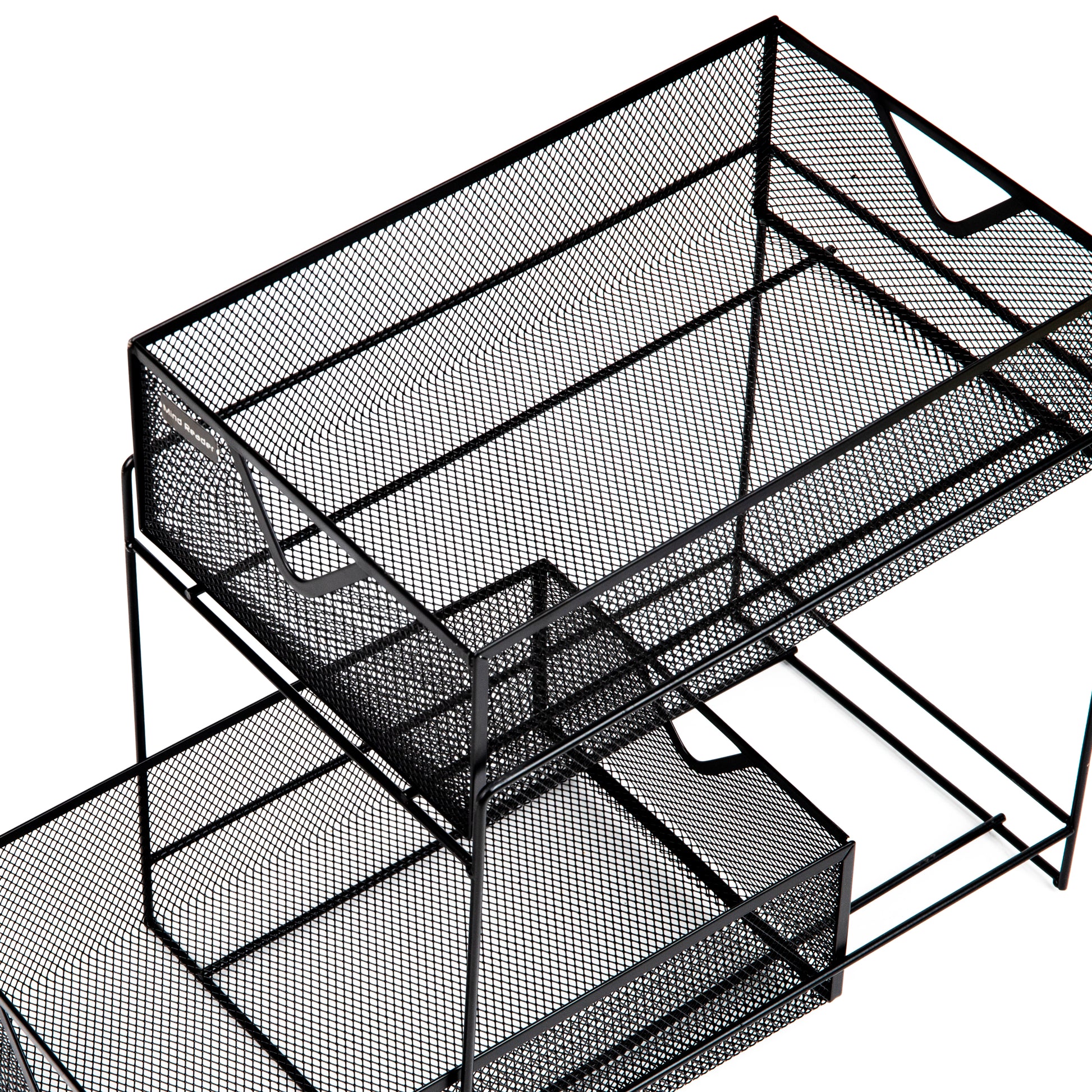 Mind Reader Network Collection, 2-Tier Sliding Basket Storage, Secure –  Mindreaderstore
