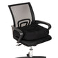 Mind Reader Air-Cloud Booster Seat Cushion for Office, Car, Wheelchair, Support Pillow with Carry Handle, Black