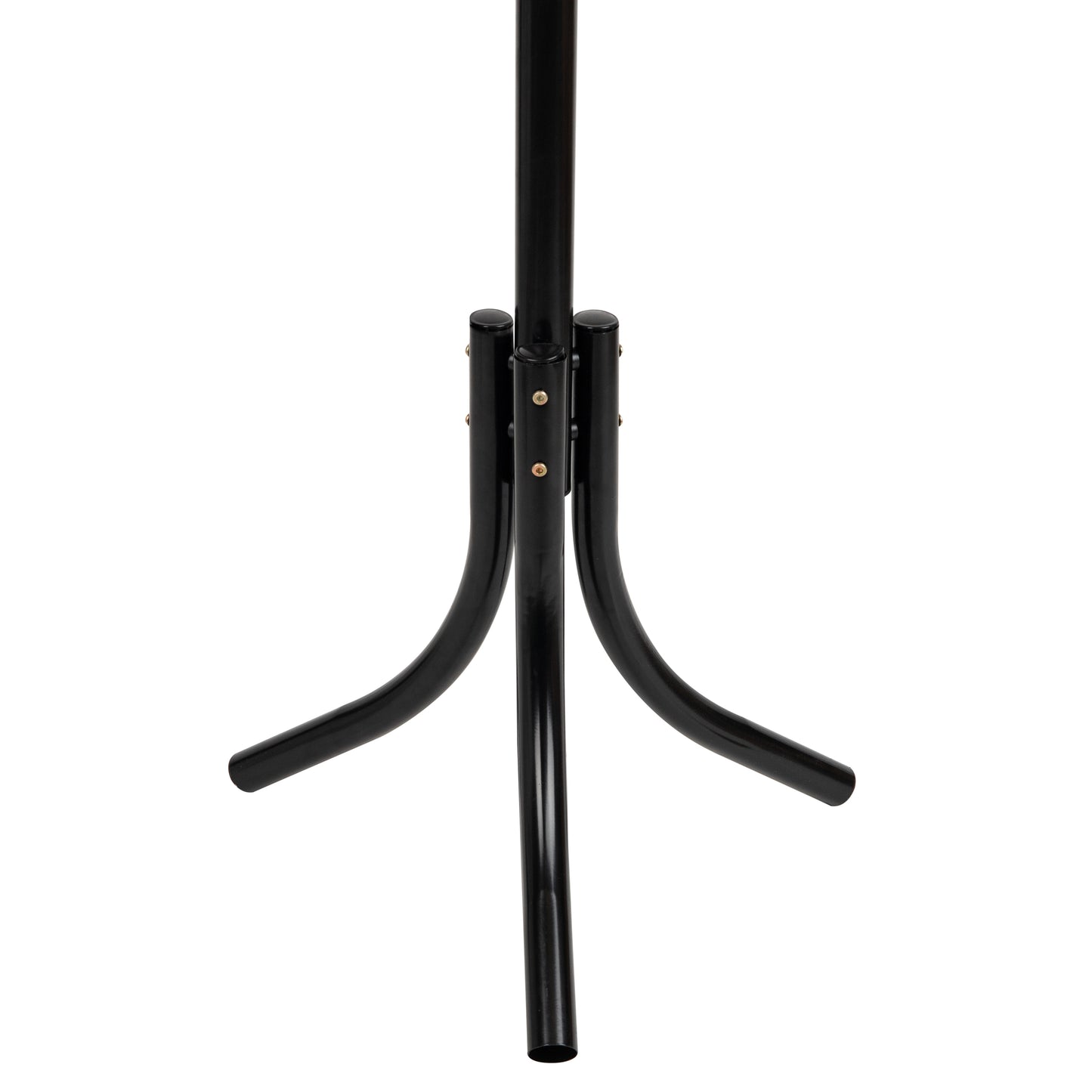 Mind Reader Coat Rack, Hall Tree, Freestanding Organizer, Coat Tree, Hat, Jacket, Purse, Metal, 18"L x 18"W x 68.5"H