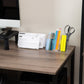 Mind Reader Pen and Accessories Holder, Desktop Organizer, Makeup Organizer, Office, Acrylic, 7"L x 2.5"W x 3.5"H, Clear
