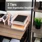 Mind Reader Stackable Paper Tray, Desktop Organizer, File Storage, Office, Metal Mesh, 10.5"L x 13.25"W x 7.5"H, 2 Pcs