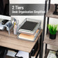 Mind Reader Stackable Paper Tray, Desktop Organizer, File Storage, Office, Metal Mesh, 10.5"L x 13.25"W x 7.5"H, 2 Pcs