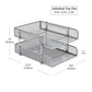 Mind Reader Stackable Paper Tray, Desktop Organizer, File Storage, Office, Metal Mesh, 10.5"L x 13.25"W x 7.5"H, 2 Pcs