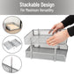Mind Reader Stackable Paper Tray, Desktop Organizer, File Storage, Office, Metal Mesh, 10.5"L x 13.25"W x 7.5"H, 2 Pcs