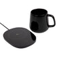 Mind Reader Coffee Warmer and Mug Set, Tea Cup Warmer, Coffee Accessories, Desk, USB Cord, 6.5"L x 4.75"W x 1"H, 2 Pcs, Black