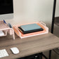 Mind Reader Stackable Paper Tray, Desktop Organizer, File Storage, Office, Plastic, 13.75"L x 10"W x 10.75"H, 4 Pcs.