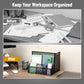 Mind Reader Desktop Organizer, Vertical File Storage, Letter Size, Office, Metal Mesh, 12.15"L x 9.5"W x 9.5"H, Black