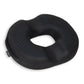 Mind Reader Air-Cloud Gel Donut Pillow, Ergonomic Memory Foam Seat Cushion with Cooling Core, Tailbone, Hemorrhoid, Pregnancy Relief, Black