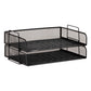 Mind Reader Stackable Paper Tray, Desktop Organizer, File Storage, Office, Metal Mesh, 14"L x 9.75"W x 11.25"H, 4 Pcs.