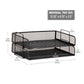 Mind Reader Stackable Paper Tray, Desktop Organizer, File Storage, Office, Metal Mesh, 14"L x 9.75"W x 11.25"H, 4 Pcs.