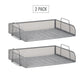 Mind Reader Stackable Paper Tray, Desktop Organizer, File Storage, Office, Metal Mesh, 14"L x 9.75"W x 11.25"H, 4 Pcs.