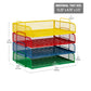 Mind Reader Stackable Paper Tray, Desktop Organizer, File Storage, Office, Metal Mesh, 13.25"L x 9.75"W x 11.25"H, 4 Pcs.