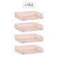 Mind Reader Stackable Paper Tray, Desktop Organizer, File Storage, Office, Metal Mesh, 13.25"L x 9.75"W x 11.25"H, 4 Pcs.
