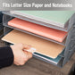 Mind Reader Stackable Paper Tray, Desktop Organizer, File Storage, Office, Metal Mesh, 13.25"L x 9.75"W x 11.25"H, 4 Pcs.