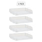Mind Reader Stackable Paper Tray, Desktop Organizer, File Storage, Office, Metal Mesh, 13.25"L x 9.75"W x 11.25"H, 4 Pcs.