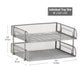Mind Reader 2-Tier Stackable Paper Tray, Desktop Organizer for Letter-Size Documents, Office File Storage, Metal Mesh, Set of 2