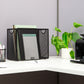 Mind Reader Vertical File Storage, Desktop Organizer, Hanging Files, Office, Metal Mesh, 12.25"L x 5.5"W x 10"H