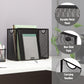 Mind Reader Vertical File Storage, Desktop Organizer, Hanging Files, Office, Metal Mesh, 12.25"L x 5.5"W x 10"H