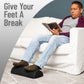 Mind Reader Foot Rest, Under Desk at Work, Ergonomic, Height Adjustable, Office, Foam, 7.5"L x 16.75"W x 3.75"H, Black