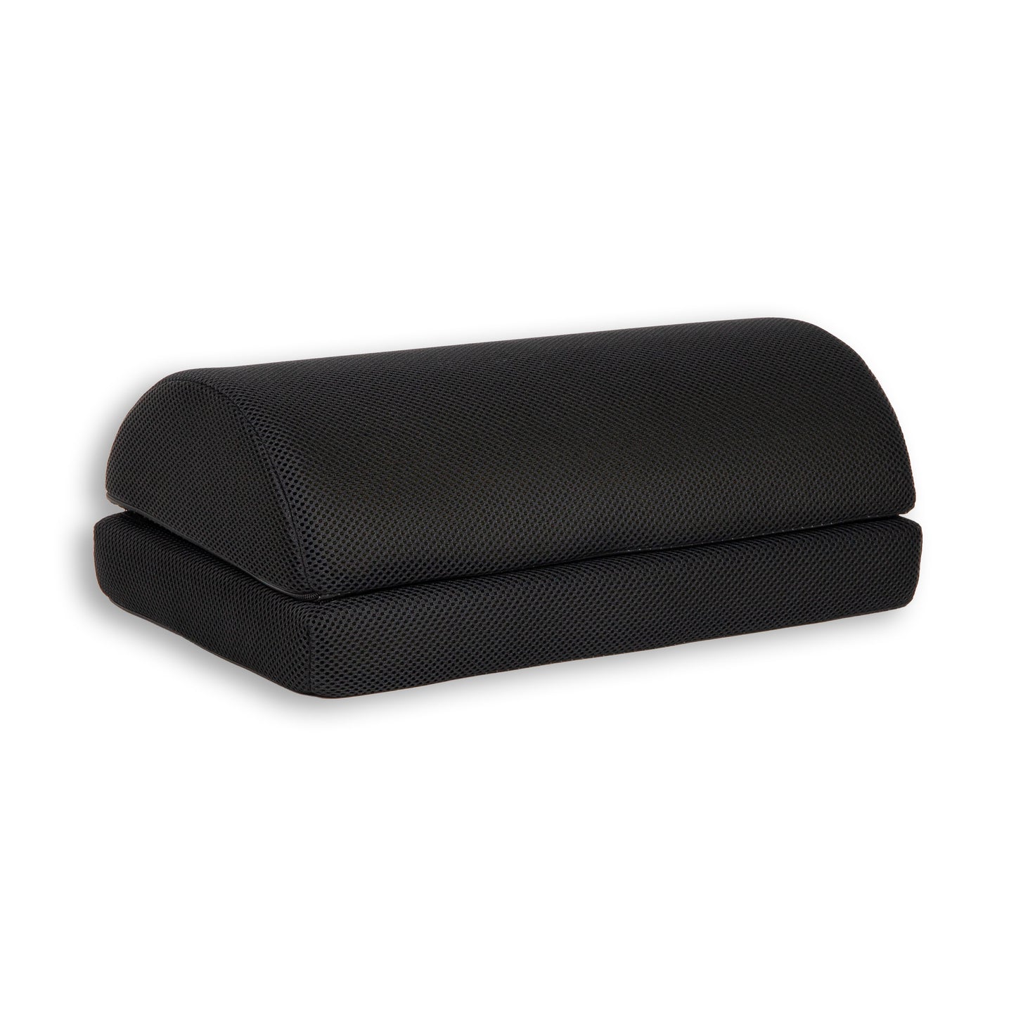 Mind Reader Air-Cloud Memory Foam Under Desk Footrest, Ergonomic Support for Back, Hip, Legs, Knees & Feet, Adjustable Height, Memory Foam, Black
