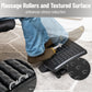 Mind Reader Foot Rest, Under Desk at Work, Ergonomic, Height Adjustable, Office, Plastic, 18"L x 13"W x 6.75"H, Black