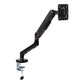 Mind Reader Counter-Balance Gas Spring Monitor Arm, 13"-32" Single Desk Mount, 180° Rotation, Tilt ±65°, Swivel ±180°, VESA 75x75/100x100, 19.8 lb Load, Cable Management, Black