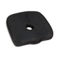 Mind Reader Memory Foam and Gel Seat Cushion with Tailbone Cutout, Ergonomic Pressure Relief for Office, Car, and More, Relieves Hip, Tailbone, Coccyx & Sciatica Pain, 17.5"L x 14.5"W x 3.25"H, Blue, Gray