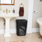 Mind Reader 60L Slim Laundry Hamper, Clothes Basket, Lid, Ventilated, Plastic, 17.25"L x 13.75"W x 23.5"H
