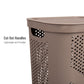 Mind Reader 60L Slim Laundry Hamper, Clothes Basket, Lid, Ventilated, Plastic, 17.25"L x 13.75"W x 23.5"H